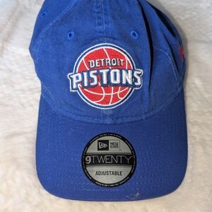 New Era Royal Blue Detroit Pistons Cap